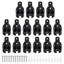 18Pcs Bungee Cords Receivers Brackets Universal Blinds Bungee Replacement Parts Roller Blind Accessories
