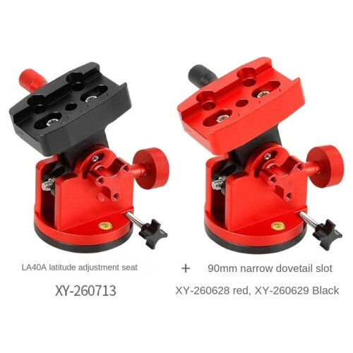 90mm Quick-Release Dovetail Clamp (75 Mounting Angle, Compatible with 44mm Narrow Dovetail Plates) Black