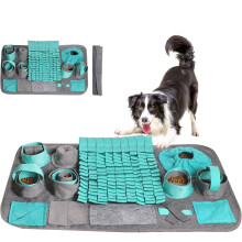 Blue dogs Tapis de nourrissage et d'entraînement lavable, 66x44 cm, pour chiots et petits chiens