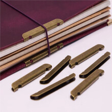 Leather Notebook Metal- Protection Diary Cover Accessories Rubber Band for Protection 50pcs