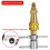 Refrigerator Fluorine Filling Quick Connector Tool 1/4 "Refrigerator Cleaning and Unblocking Pipeline Quick Connector B 2