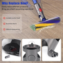 Turning Connector Compatible with V10 Slim/V8 Slim/V15/V12 Slim/Gen5 Soft Roller Connector Replacement Part