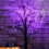 1pc 24 LED Lighted Halloween Artificial Birch Tree Light DIY Black Branches Lights Tabletop Halloween Purples 2