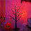 1pc 24 LED Lighted Halloween Artificial Birch Tree Light DIY Black Branches Lights Tabletop Halloween Purples 4