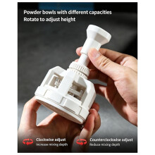 51mm Press-Type WDT Tool,Needle Distributor Cleaning Base Rotating Coffee Stirrer for Clump-Free Espresso Extraction