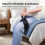 Thigh Lifter Strap Leg Lifting Strap Pull  Assistance Belt Foot Transfer Aid Knee Lifter Loop, for Elderly and Disable 5