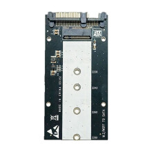 SSD Adapter Board NGFF to SATA3 to M.2 KEYB+M Solid State Drive Adapter Card 6Gbps Interface