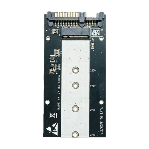 SSD Adapter Board NGFF to SATA3 to M.2 KEYB+M Solid State Drive Adapter Card 6Gbps  Interface