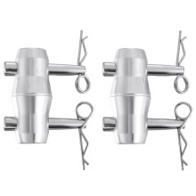 2 Pack Double Ended Conical Coupler with Clips Pin for F34 F33 Pipe Trussing Lighting Dj Stage Lighting Accessories