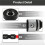 6pcs Drywall Screw Setter Set, 1/4" Hex Adjustable Depth Positioning Bits with Magnetic Bit Holder Extension Bar 5