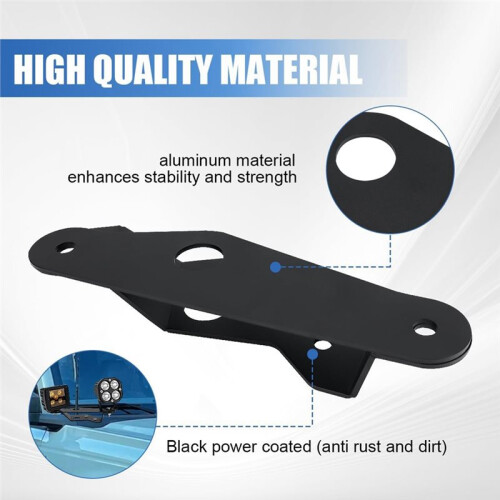 A Pillar Light Mount Bracket for  Bronco 2021-2026 Lower Windshield Hinge Mounting Bracket Accessories 2