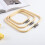 3pcs Adjustable Embroidery Hoop Set - Eco-Friendly Square -Stitch Frame for DIY  Projects, Needlework 3