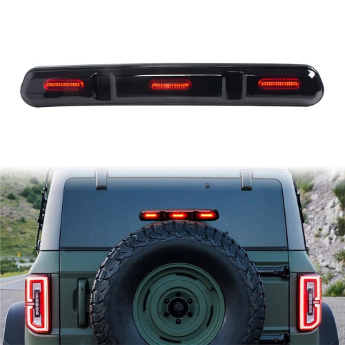 3rd Third Brake Light for  Bronco 2021-2023 High Mount Stop Light Brake Lamp Replacement Accessories 2