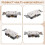 20A Tamper-Resistant Duplex Electrical Wall Outlet, Child-Safe Receptacle, US Standard Socket, Without Faceplate, 5PCS 10