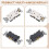 20A Tamper-Resistant Duplex Electrical Wall Outlet, Child-Safe Receptacle, US Standard Socket, Without Faceplate, 5PCS 9