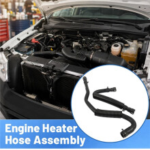 2Pcs HVAC Heater Hose Inlet & Outlet Pipe Assembly for F-150 5.4L Mark LT 5L3Z18472E 4L3Z18472BB