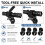 4 Pack Bicycle Flashlight Mount, Bike Flashlight Holder Light Stand, for Bicycle Stroller Wheelchair, Camping Pole 4