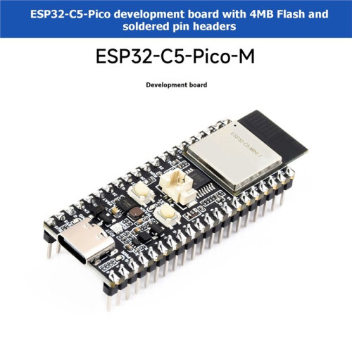 ESP32-C5--M Dual-Band Development Board Onboard Antenna Version WiFi 6 BLE5 ESP32-C5--1 Module Soldered Headers 1