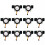 10PCS YF-S201 Water Flow Sensor G1/2 Hall Effect Water Flow Sensor Pulse Output Liquid Flow Meter for Water Dispenser A 1