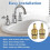 2-Pack 52000 Dual Handle Brass Shell Ceramic Disc Cartridge for Moen Faucets 5