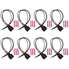 8PCS Ignition Coil Connector Kit Wiring Harness Connector 9U2Z-14S411-EA 9U2Z14S411EA for F-150 MKZ