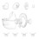 10-Pack Breast Pump Replacement Parts for  M5 - 24mm Double-Sealed Flanges + 15/17/19/21mm Inserts 1