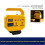 Emergency Charging Work Light with Side Lamp Two Wall Outlets and Three USB Charging Points for  18V-21V Batteries 6