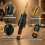 Countersink Drill Bit Set, Countersink Drill Bit Set for Woodworking, 4, 6, 8, 10, 12, 1/4 Inch Spiral Drill Bit 3