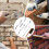 6 Pack Double Ended Brick Jointer and TuckPointer Set with Masonry Brush,Heavy Duty Masonry Tools for Mortar Repointing 6