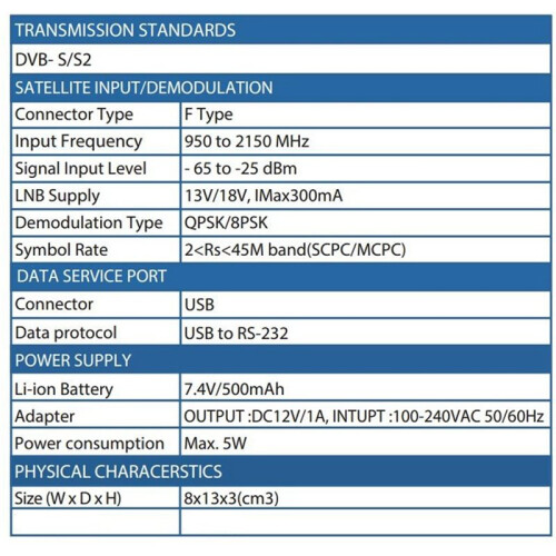 WS-6927S DVB-S S2 Digital Signal Meter Finder MPEG-2 MPEG4 Sat Finder Vs WS-6933 EU Plug 2
