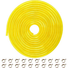 Clear Fuel Gas Tubing for 2 Cycle Small Engine Lawn Mower WeedEater String Trimmer Chainsaw Leaf Blower