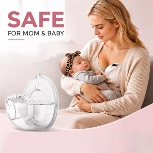 10-Pack Breast Pump Replacement Parts for  M5 - 24mm Double-Sealed Flanges + 15/17/19/21mm Inserts 1