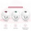 10-Pack Breast Pump Replacement Parts for  M5 - 24mm Double-Sealed Flanges + 15/17/19/21mm Inserts 3