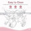 10-Pack Breast Pump Replacement Parts for  M5 - 24mm Double-Sealed Flanges + 15/17/19/21mm Inserts 5