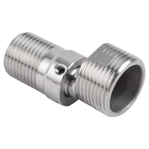 New Angled Curved Foot 360 Rotatable Angle Adjustment Eccentric Screw Corner Wall Mounted Shower Faucet Adapter