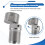 New Angled Curved Foot 360 Rotatable Angle Adjustment Eccentric Screw Corner Wall Mounted Shower Faucet Adapter 4