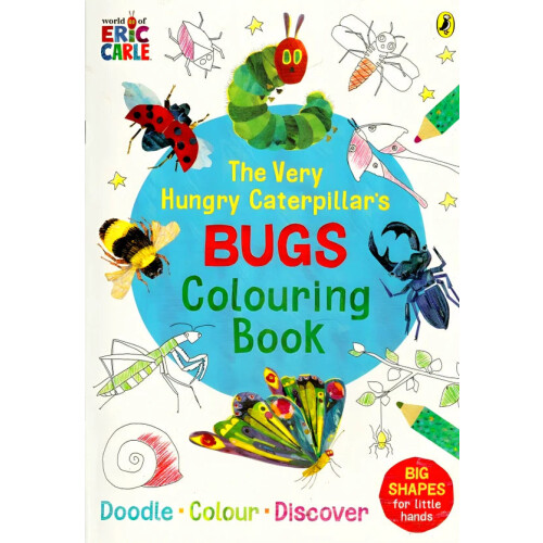 (Pack of 1) The Very Hungry Caterpillar Bugs Colouring Book