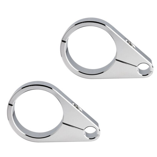 2pcs 1 1/2" Handlebar Clutch Throttle Cable Brake  Clamp for   1.5 Lnch Diameter Handlebars Holds Silver