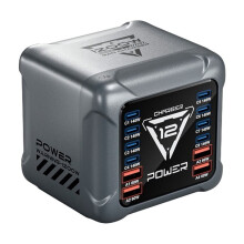 Ładowarka GaN USB Typu C O Mocy 1200 w, 140 w i 100 w, PD3.1 PPS QC4.0, Szybka Stacja Ładowania do Laptopa, Tabletu i Telefonu, Wtyczka UE