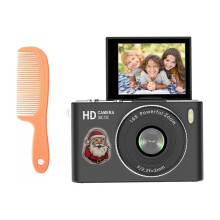 Digital Christmas Camera Digital Vintage Vlog Video Recorder 180 Flip Screen Selfile Digital Photography Camera A