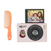 Digital Christmas Camera Digital Vintage Vlog Video Recorder 180 Flip Screen Selfile Digital Photography Camera B