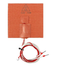 24V 75W 100x100mm Silicone Heating Pad with NTC 100K Thermistor for Voron V0 0.1 0.2 3D Printer