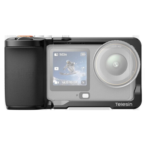 TELESIN Street Grip Kit Aid Hand Grip  Remote Control Set Protective Case for  OSMO Action6 Quick Release Rabbit Cage 1