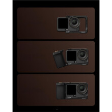 TELESIN Street Grip Kit Hulpmiddel Handgreep Afstandsbediening Set Beschermhoes voor voor Osmo Action6 Snelkoppeling Konijnenkooi