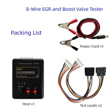EGR Valve Tester 8-Wires for Truck Excavator, Turbocharger Boost Valve Tester, for EGR & Turbo Boost Control Systems,1PC