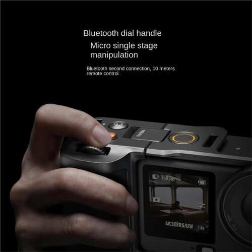 TELESIN Street Grip Kit Aid Hand Grip  Remote Control Set Protective Case for  OSMO Action6 Quick Release Rabbit Cage 1