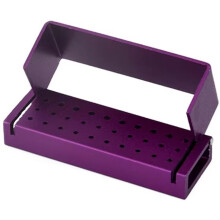 30 Holes Grinding Burr Organizer Storage Holder for High Speed & Low Speed Burs Holder Tool