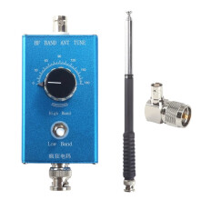 Draagbare Kortegolfzender/Ontvanger (5-22 MHz) met FM-Ontvanger (76-108 MHz), Verstelbare Telescopische Antenne en 20W Tuner