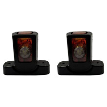 3-Seitige LED-Seitenmarkierungsleuchte für LKW, Brems- und Rücklicht für ATV, Auto, Wohnmobil, Anhänger, Blinker und Umrissleuchten