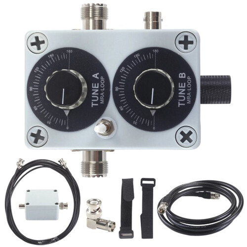 MRA-135 Shortwave Small Loop Antenna 20W, Full Coverage /FM/VHF/UHF Compatible with IC-705 QRP Radio 1